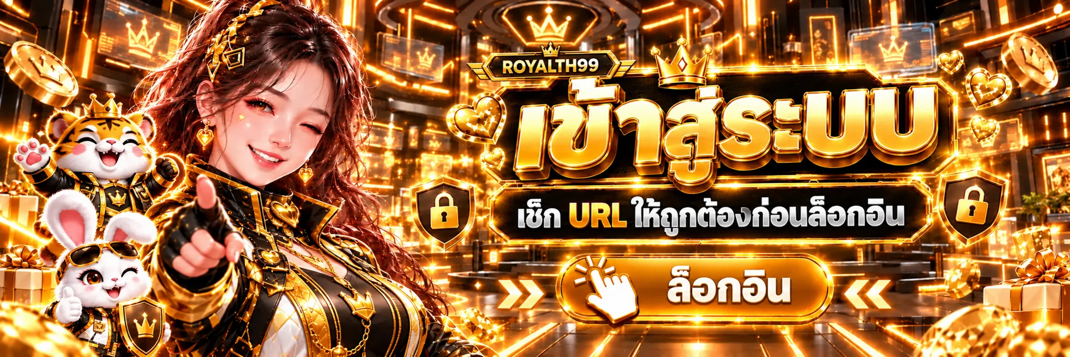 หน้าคู่มือ ROYALTH99 เข้าสู่ระบบและตรวจ URL ก่อนล็อกอิน